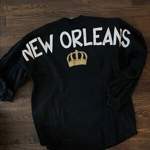 New Orleans Black Jersey Top